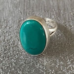 Amazonite Sterling silver ring